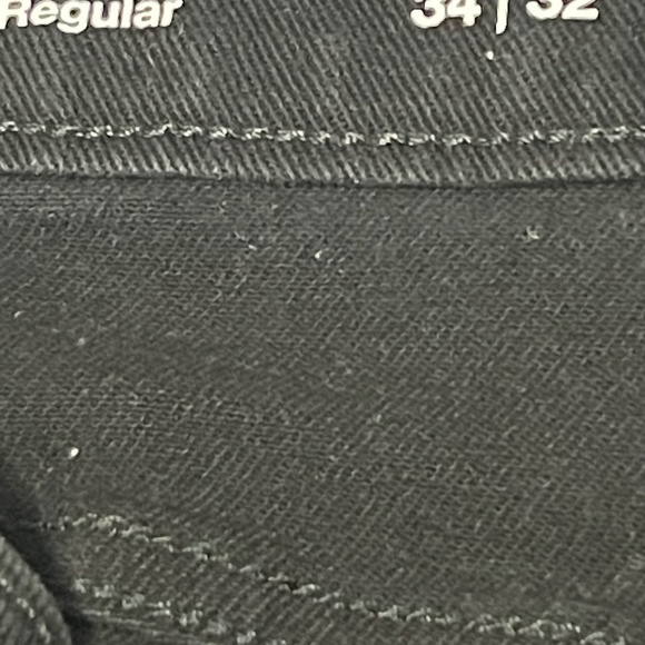 Sonoma Men’s Regular-Fit Everyday Jeans - Black -Size 34X32 - Picture 4 of 6